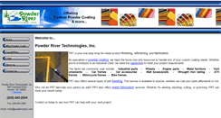 Desktop Screenshot of powderriverinc.com