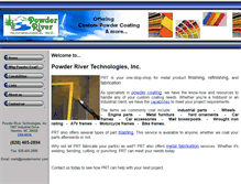 Tablet Screenshot of powderriverinc.com